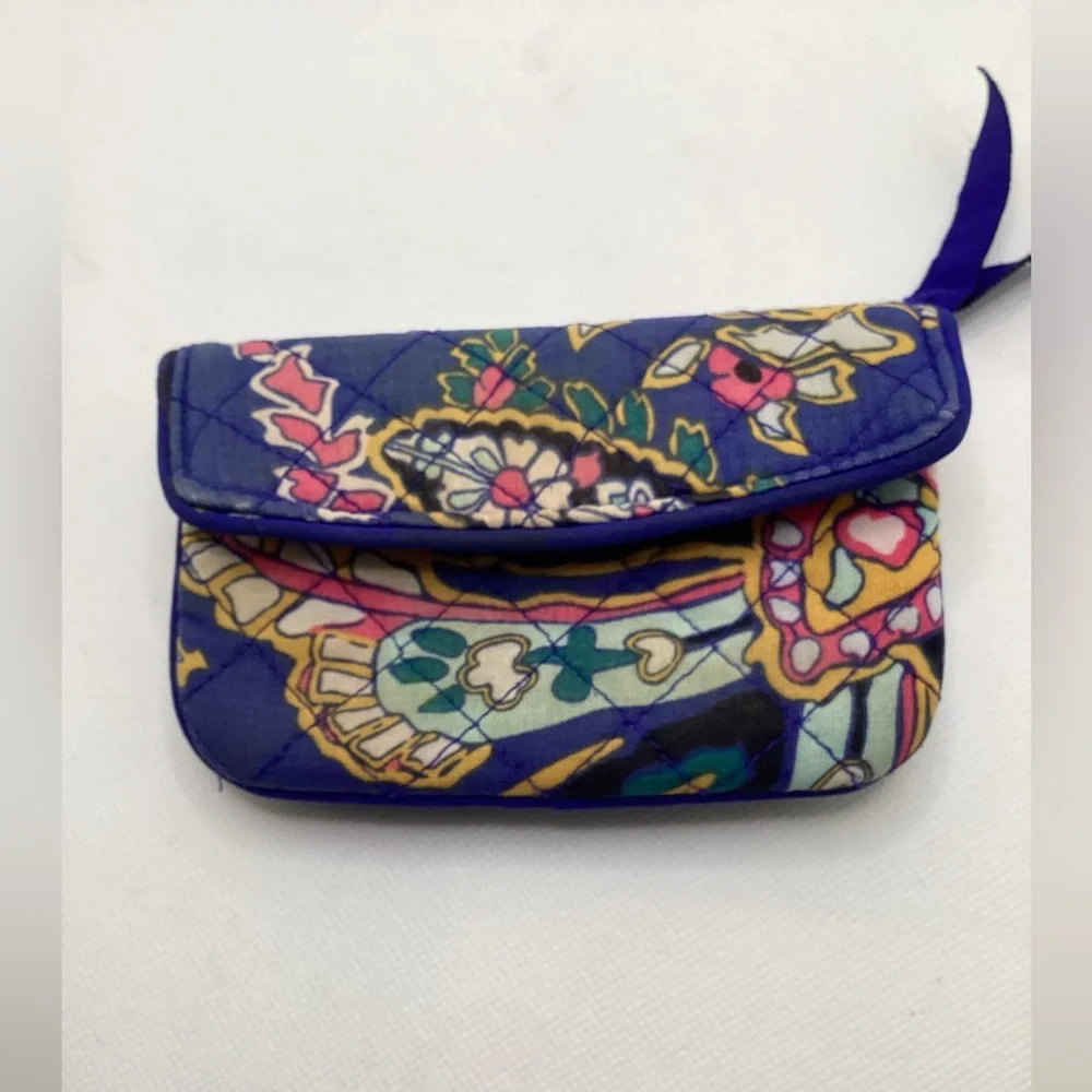 Vera Bradley. 2 wristlets/ID case. Rain Forest and Romantic Paisley print - Picture 8 of 16